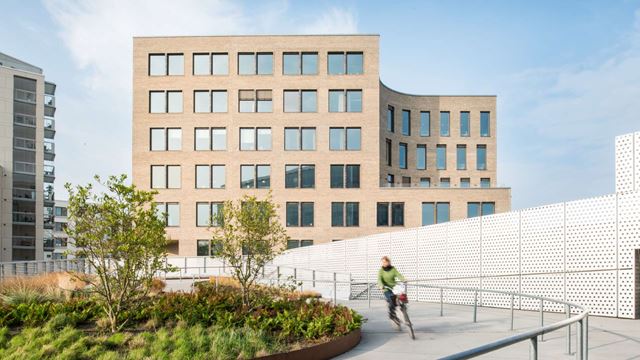 The office building Posthornet in Lund färdigställs.