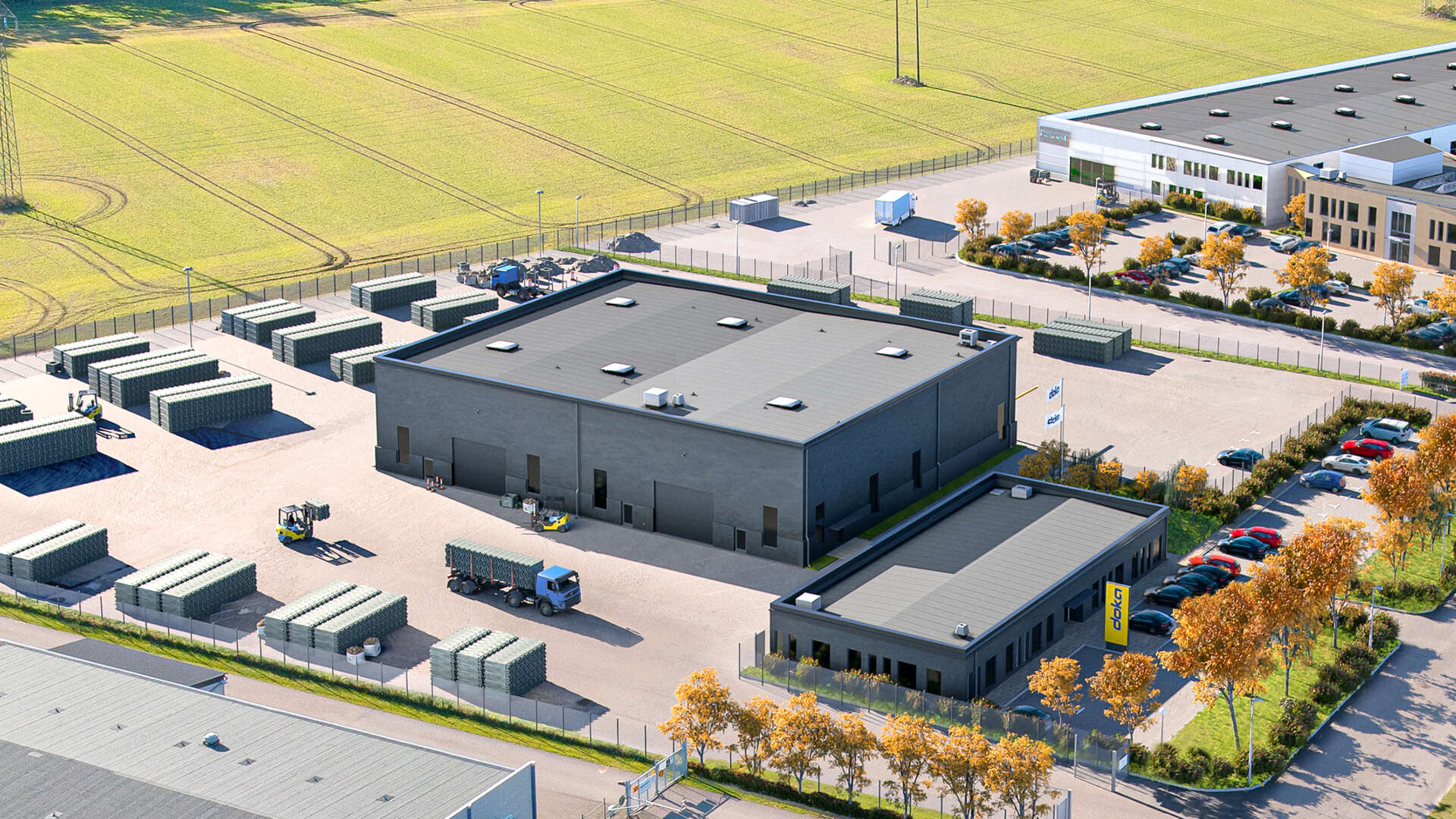 Snårskogen 5, ny anläggning åt Doka