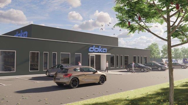 In Väla Norra Wihlborgs are constructing a production facility for Doka. 