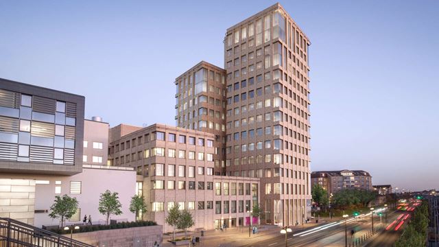 The office building View will be a part of Helsingborg’s public authorities district. 