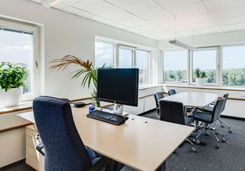 Ljust kontor vid Ramlösa station