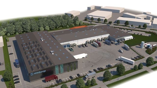 Visionsbild av Benkammen, en industrilokal i Malmö.