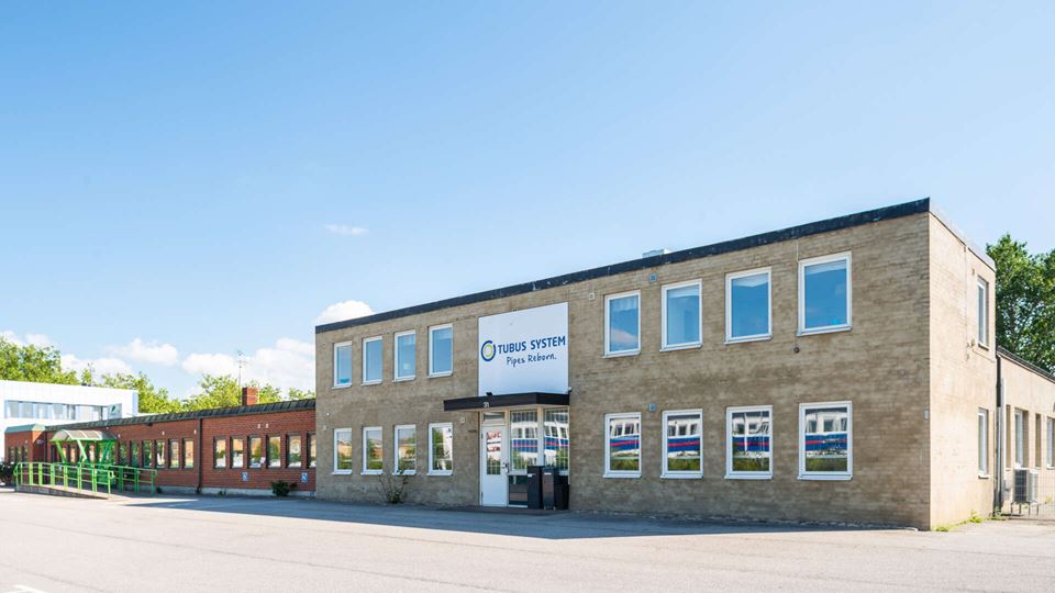 Kontors- och industrilokal i gult tegel, Syre 13 i Malmö.