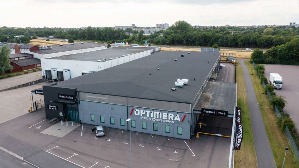 Diabasen 1, fastighet med lokaler för kontor, lager och verkstad på Skiffervägen 26 i Gastelyckan, Lund