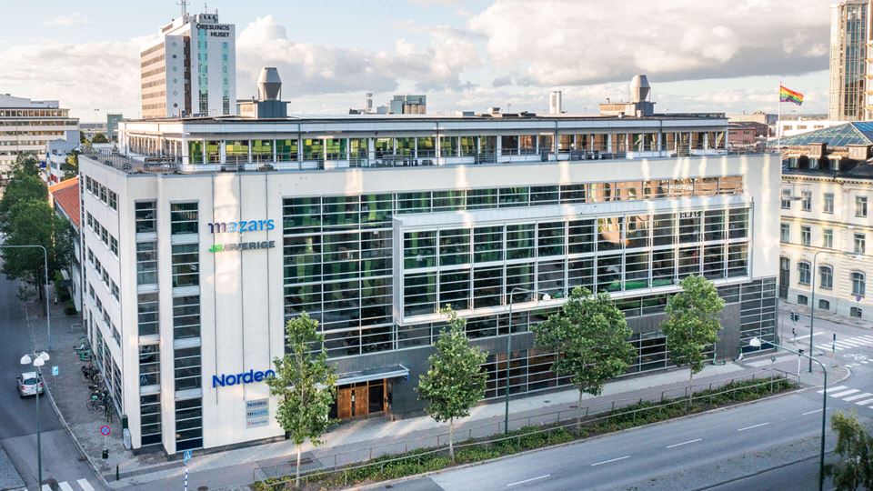 Östersjön 1, kontorsfastighet på Carlsgatan 6 i Nyhamnen, Malmö centrum