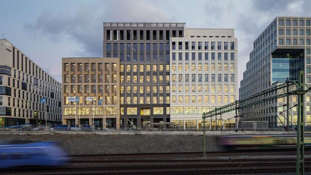 Wihlborgs kontorshus Kvartetten med enbart 2 min promenad till Hyllie station.