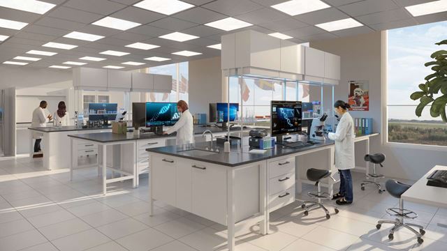 Bild på entrén i Space