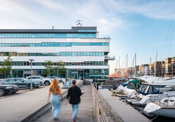 Dockporten 1, fastighet på Dockgatan 1B i Dockan i Malmö