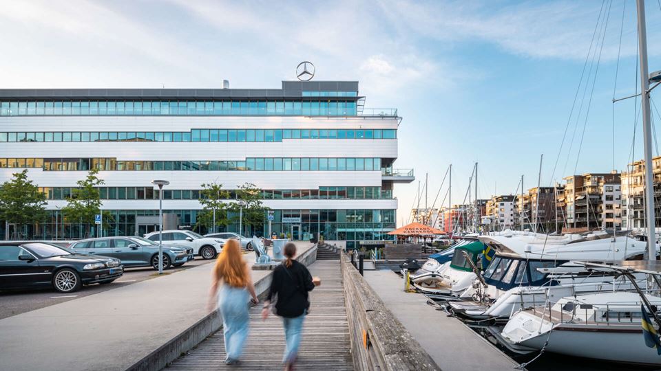 Dockporten 1, fastighet på Dockgatan 1B i Dockan i Malmö