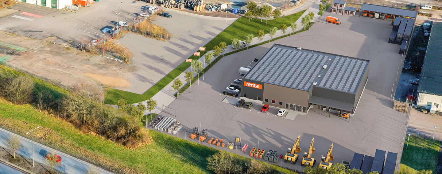 Bygger nytt åt Renta på Grustaget 1